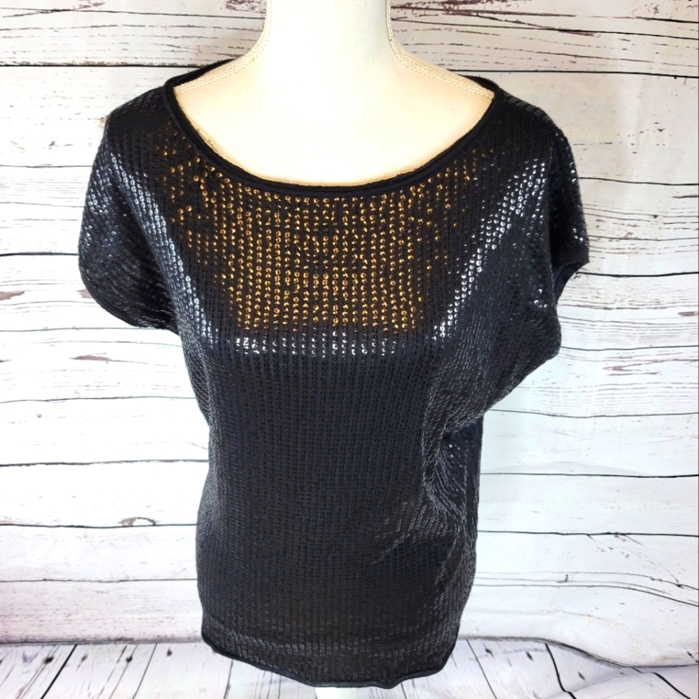 Tommy Bahama Casey Sequin Knit Top New With Tags